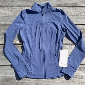 Lululemon Define Jacket Nulu Brilliant Blue size 6 NWT